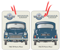 Morris Minor 4dr Saloon 1965-70 Air Freshener